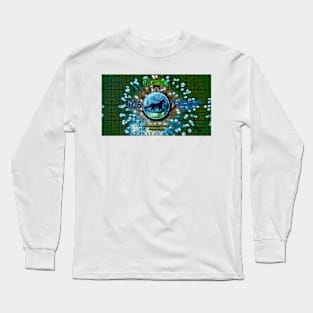 Zo-Disc Horse with background v1 Long Sleeve T-Shirt